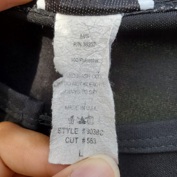 Ms. Cosmo Women's Button Closure Large Black Cardigan - Picture 3 of 7